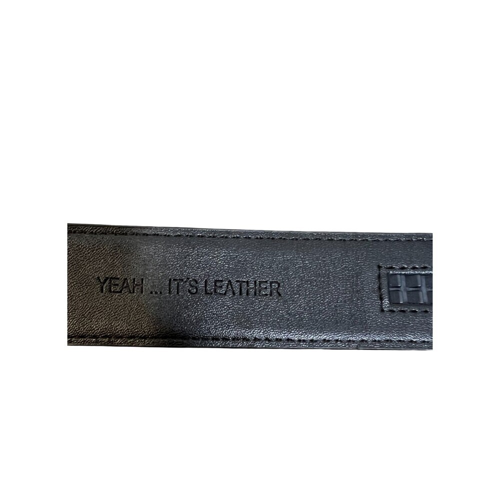 Mission Belt Men’s Leather Belt Size 45 Black University of Utah Logo Buckle - Picture 7 of 8